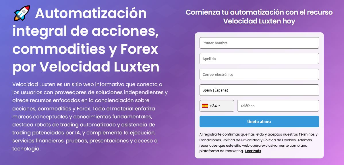 Velocidad Luxten Opiniones
